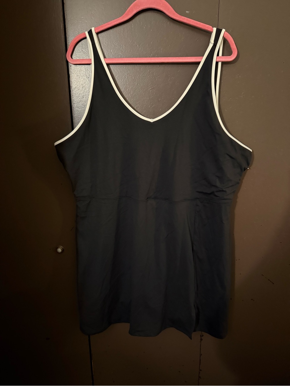 SO Black Jumpsuit with White Trim - Women's